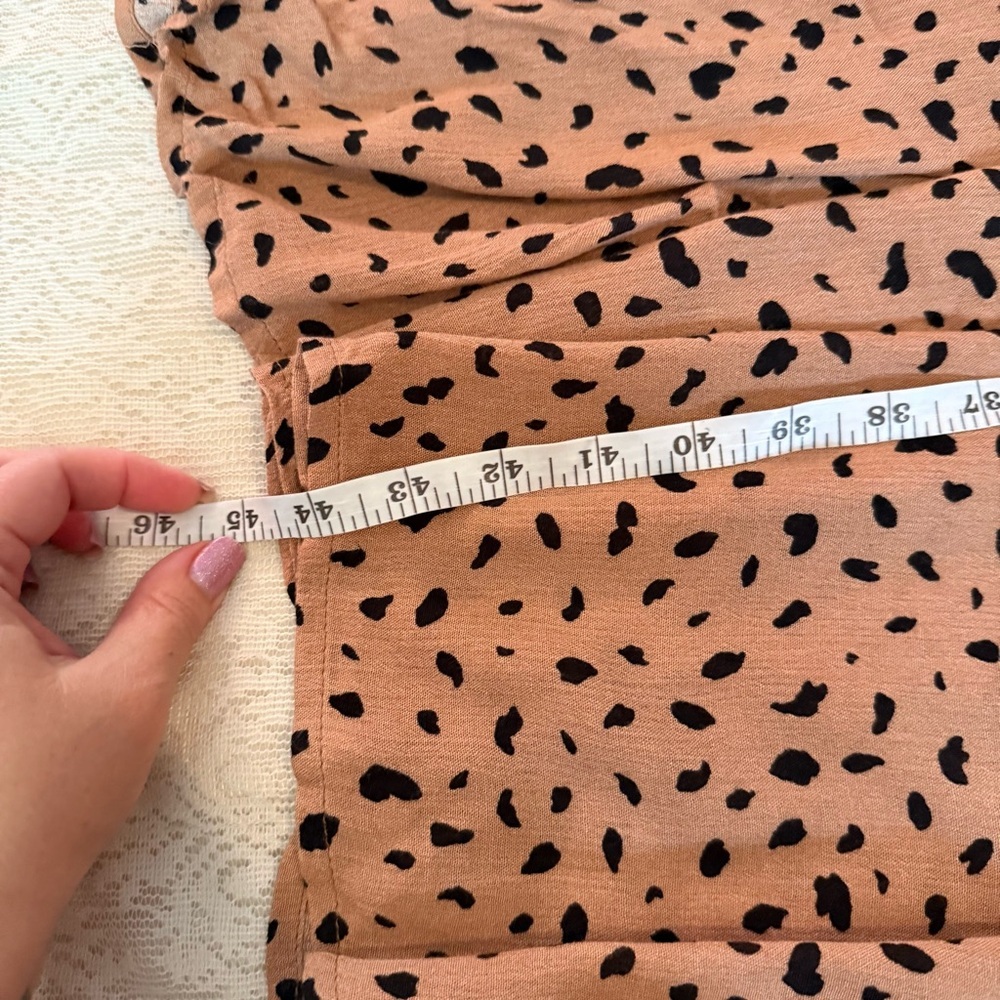 NWT Kaileigh stitch fix v-neck long sleeve tan maxi dress - Picture 4 of 9